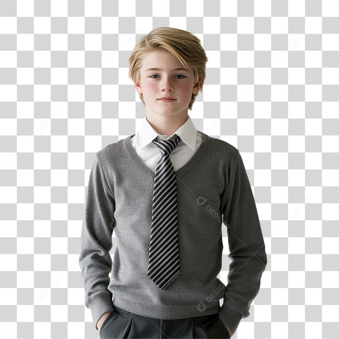 Personagem Jovem Rapaz PNG Transparente