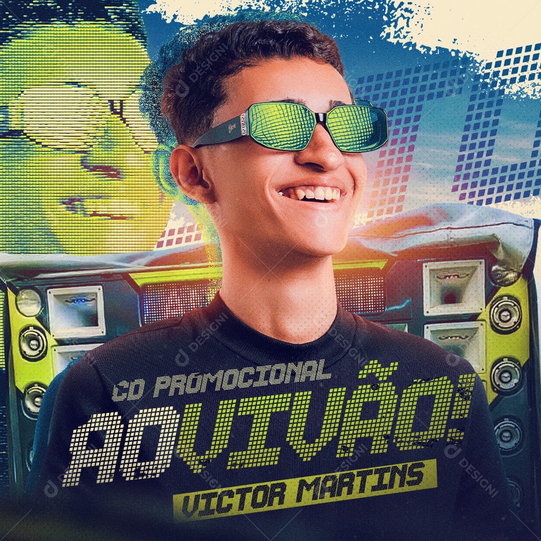 Flyer CD Promocional Social Media PSD Editável