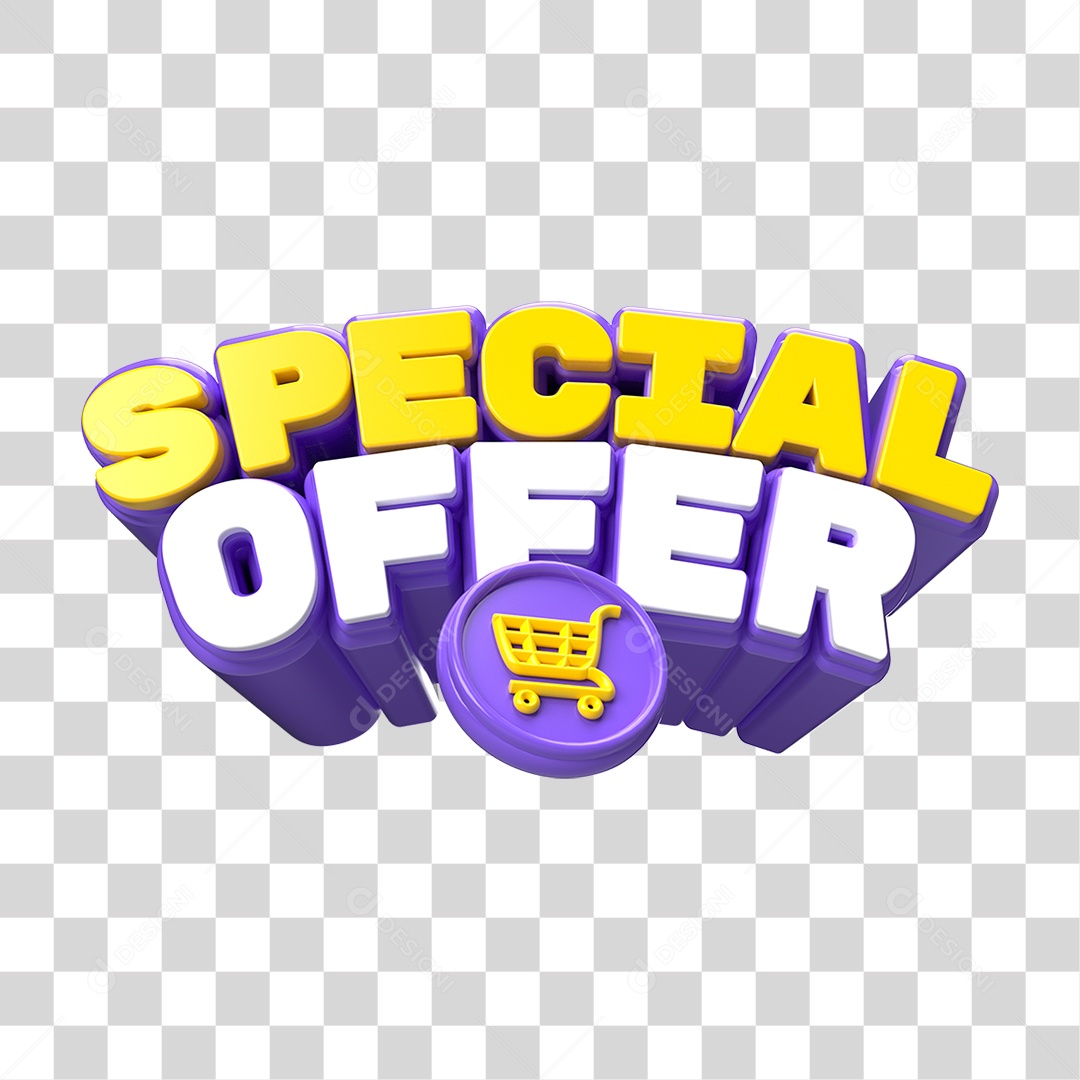 Selo 3D Special Offer PNG Transparente