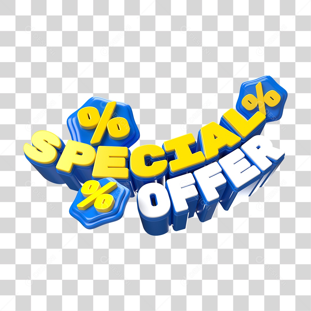 Selo 3D Special Offer PNG Transparente