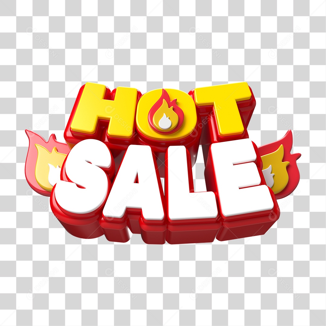 Selo 3D Hot Sale PNG Transparente