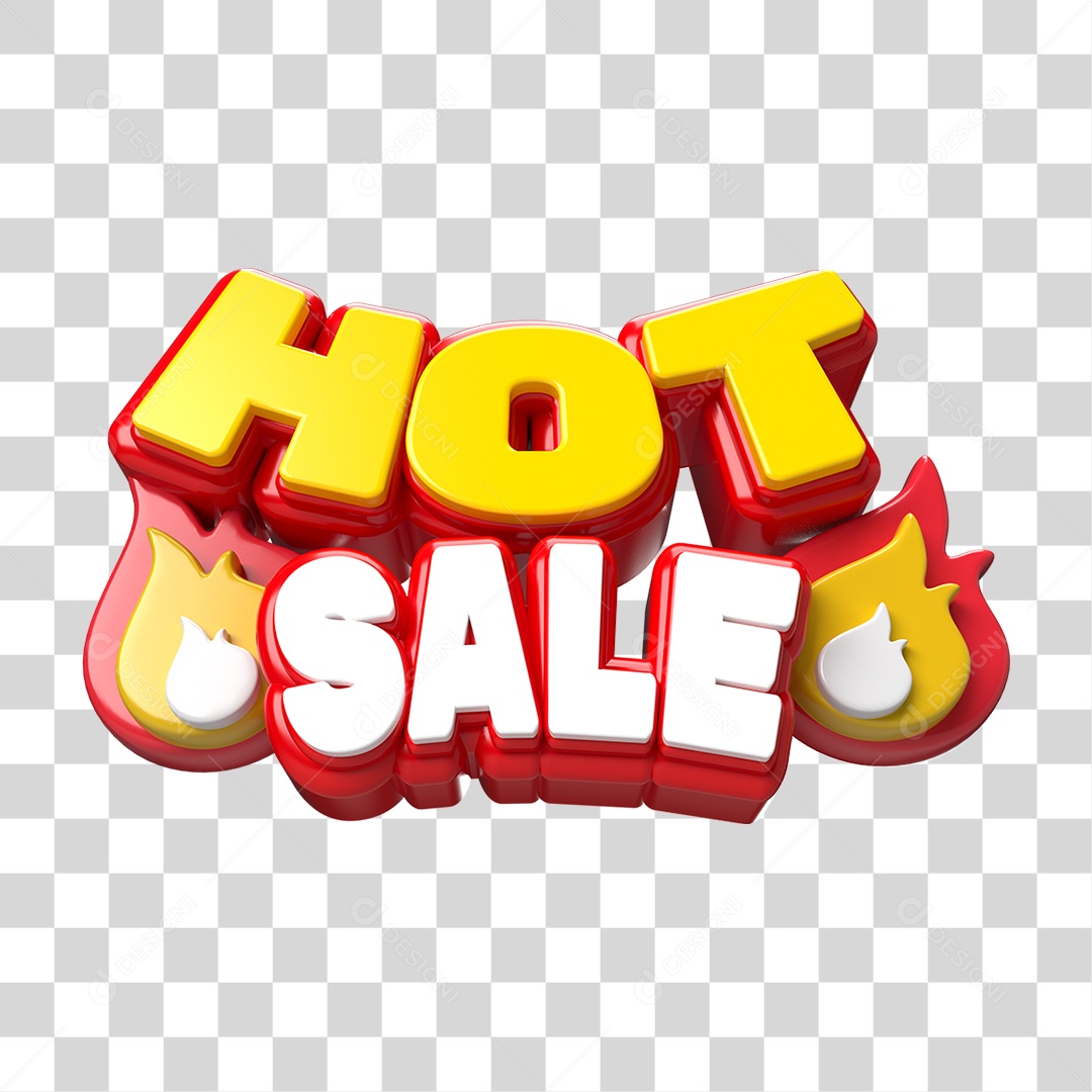 Selo 3D Hot Sale PNG Transparente
