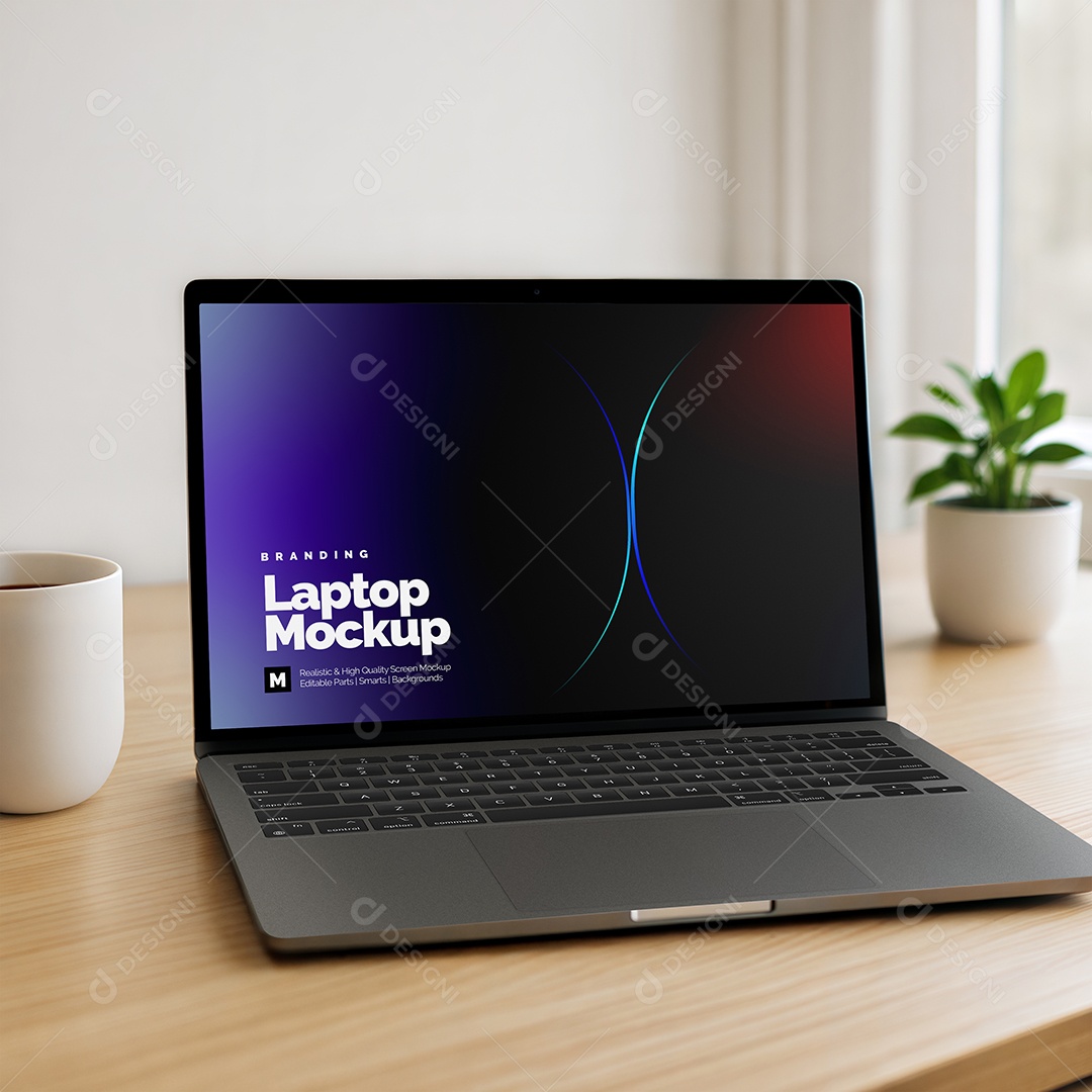 Mockup Computador PSD Editável