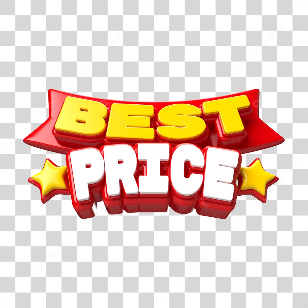 Selo 3D Best Price PNG Transparente