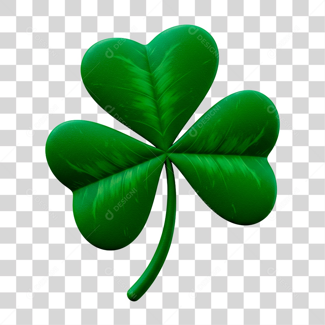 Trevo de Quatro Folhas PNG Transparente