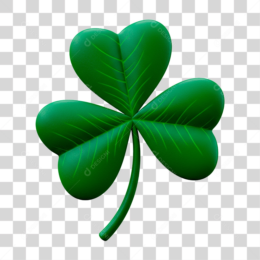Trevo de Quatro Folhas PNG Transparente