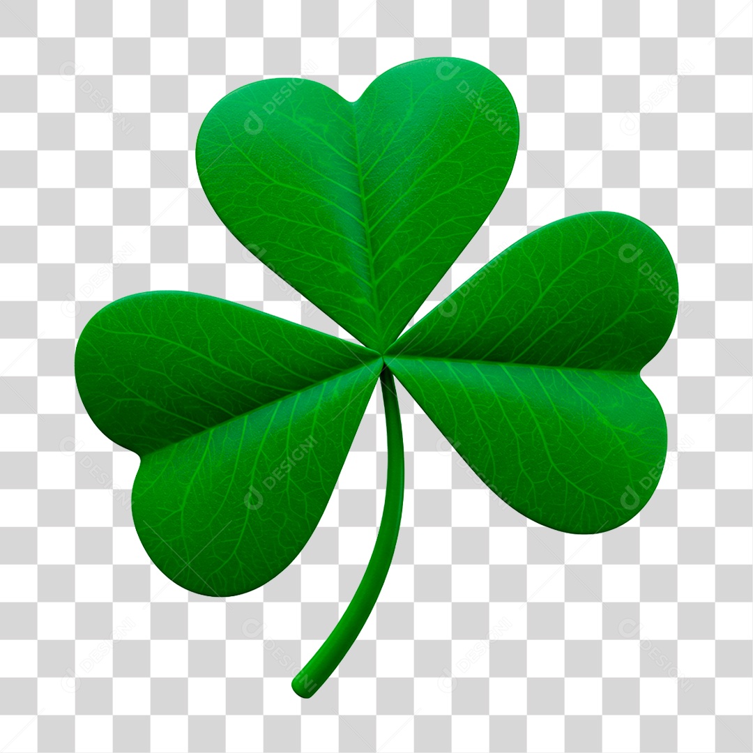 Trevo de Quatro Folhas PNG Transparente