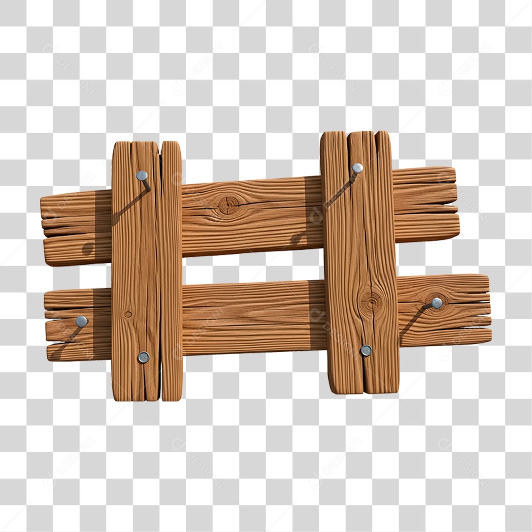 Cerca de Madeira PNG Transparente