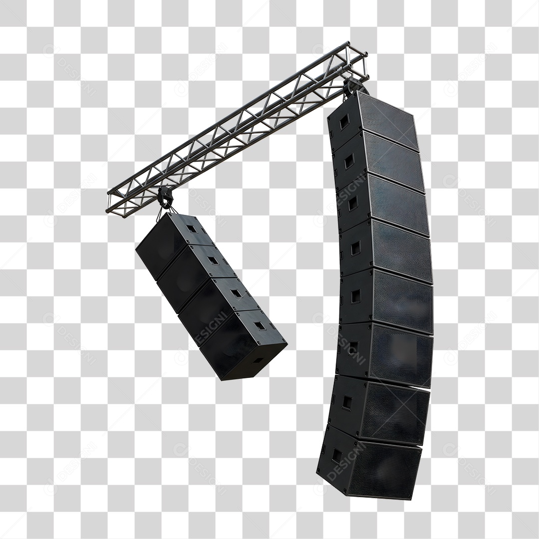 Conjunto Caixas de Som PNG Transparente