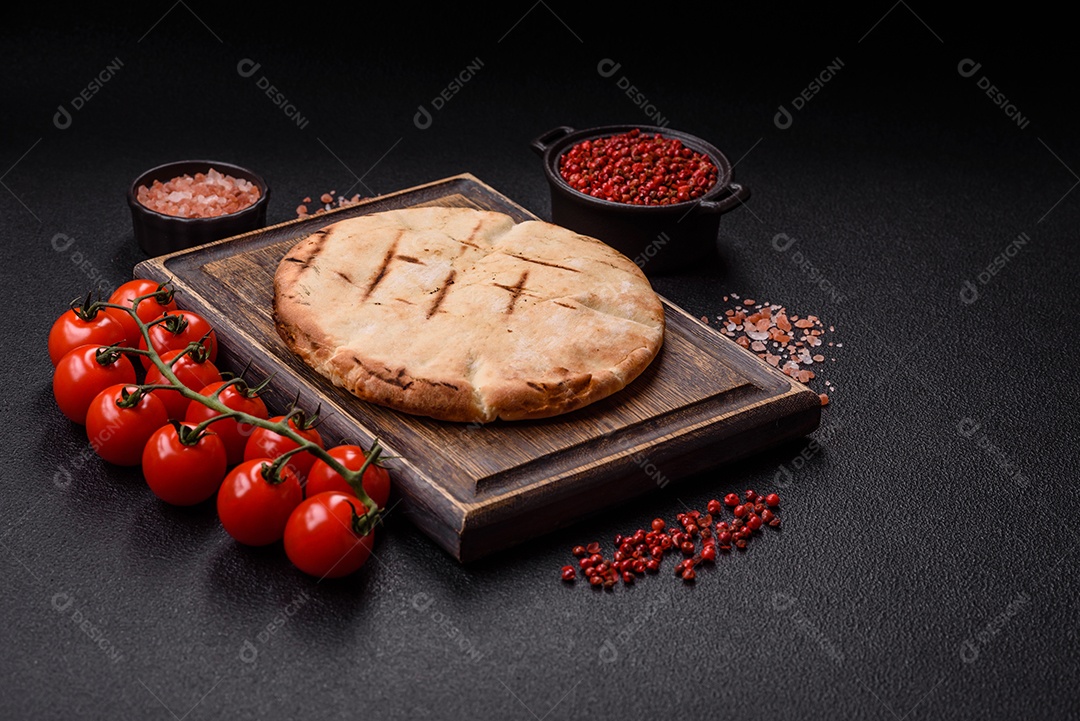 Imagem mostra um tipo de pão conhecido como Pita