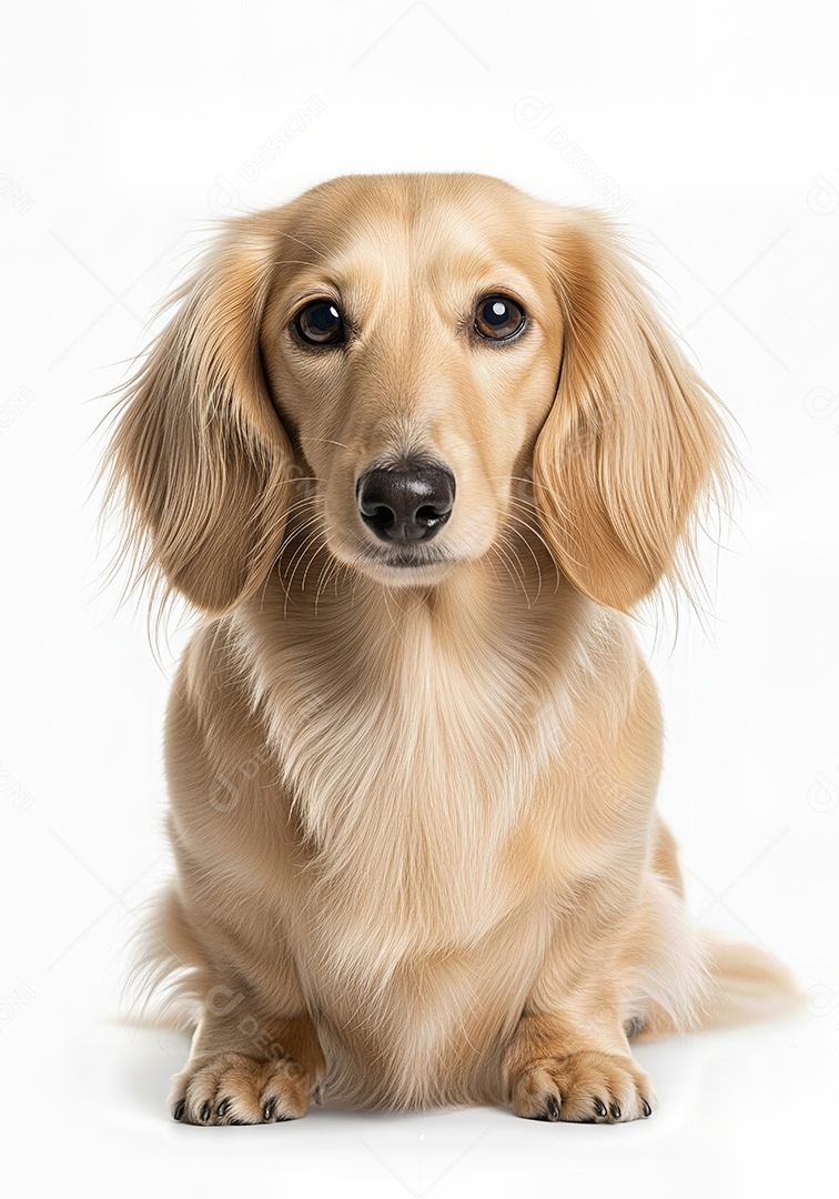 Retrato de Cachorro de Raça Shih Tzu em Estúdio Fundo Branco Imagem JPG Grátis.