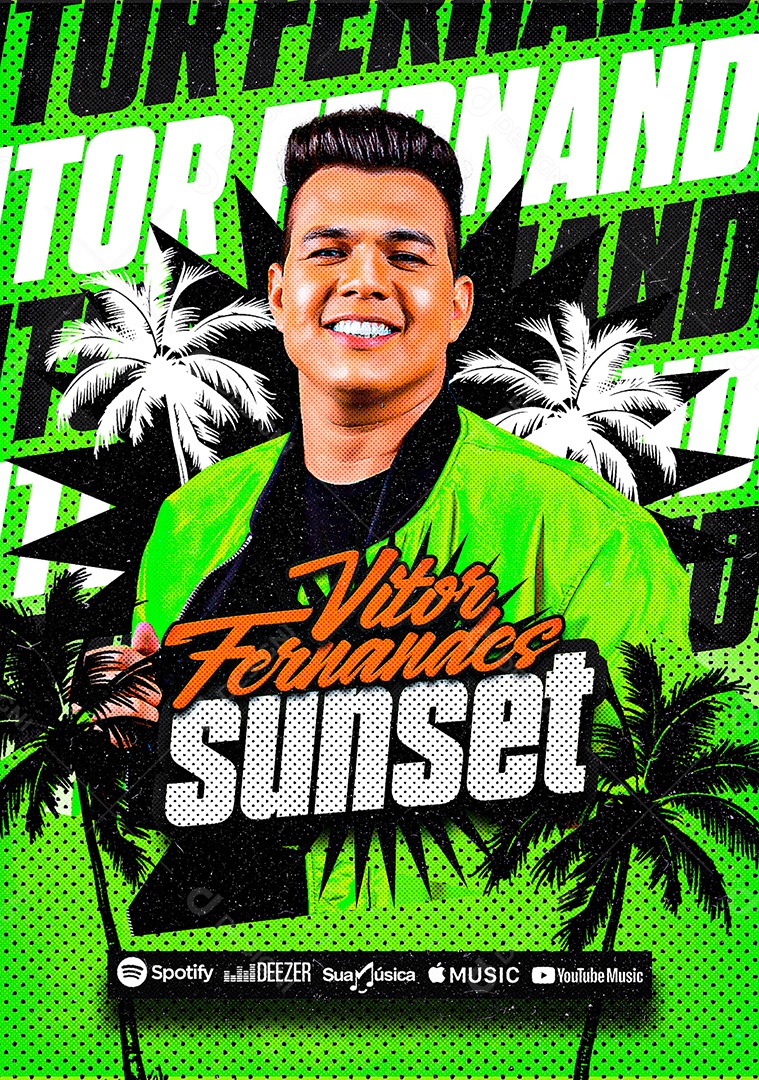 Story Flyer Vitor Fernades Social Media PSD Editável