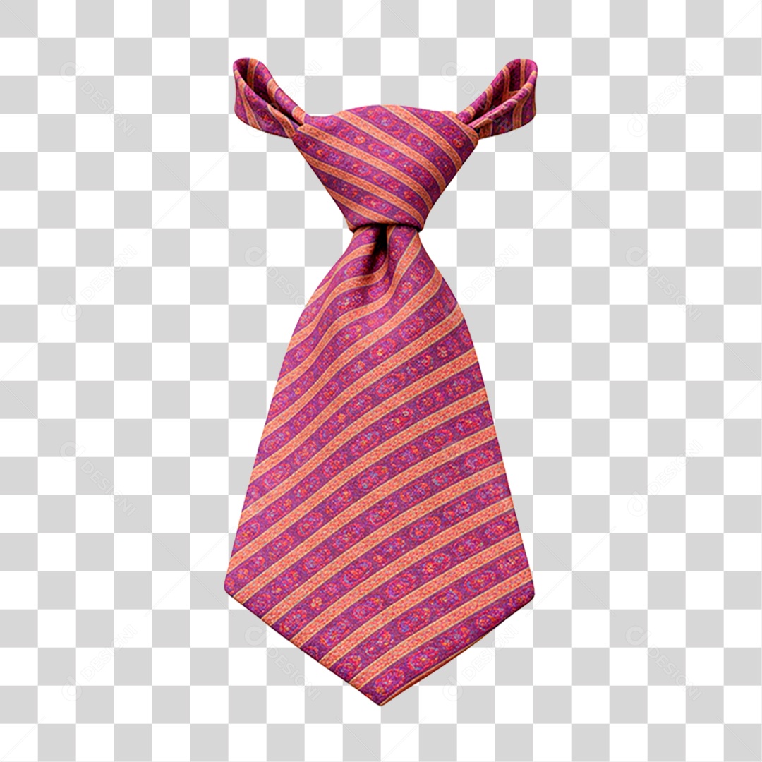 Gravata com Conceito do Dia dos Pais PNG Transparente