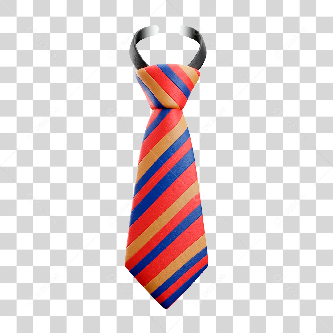 Gravata com Conceito do Dia dos Pais PNG Transparente