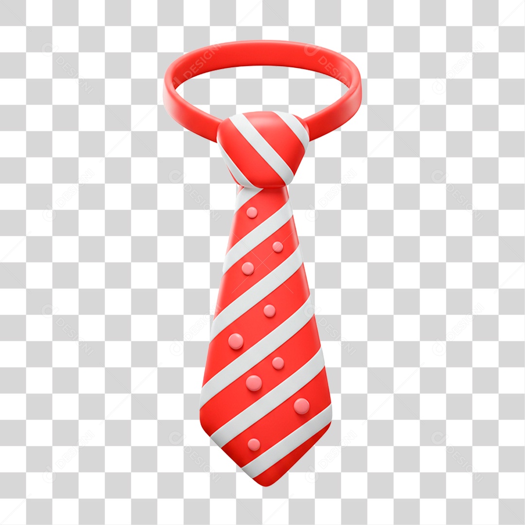 Gravata com Conceito do Dia dos Pais PNG Transparente