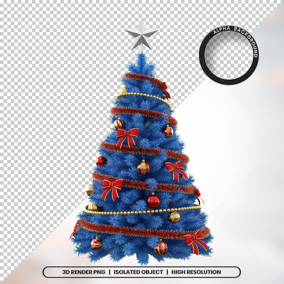 Árvore de Natal Para Composição PSD