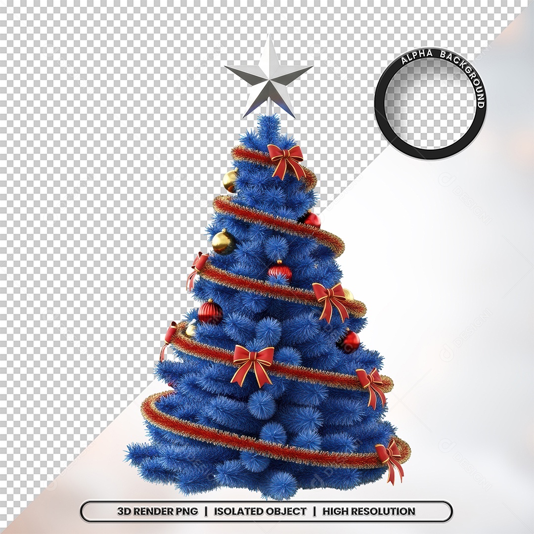 Árvore de Natal Para Composição PSD
