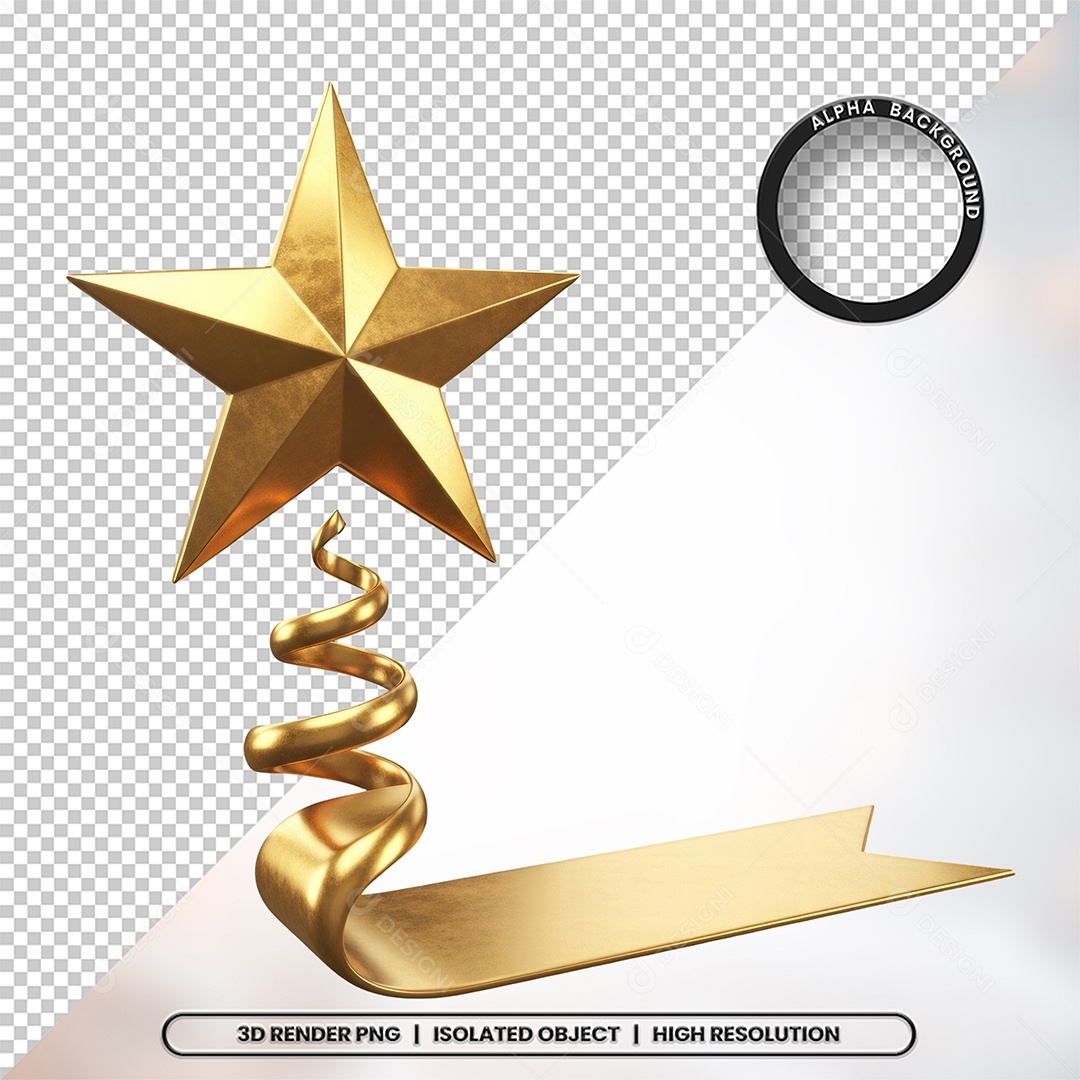 Enfeite de Natal Formato de Árvore Para Composição PSD