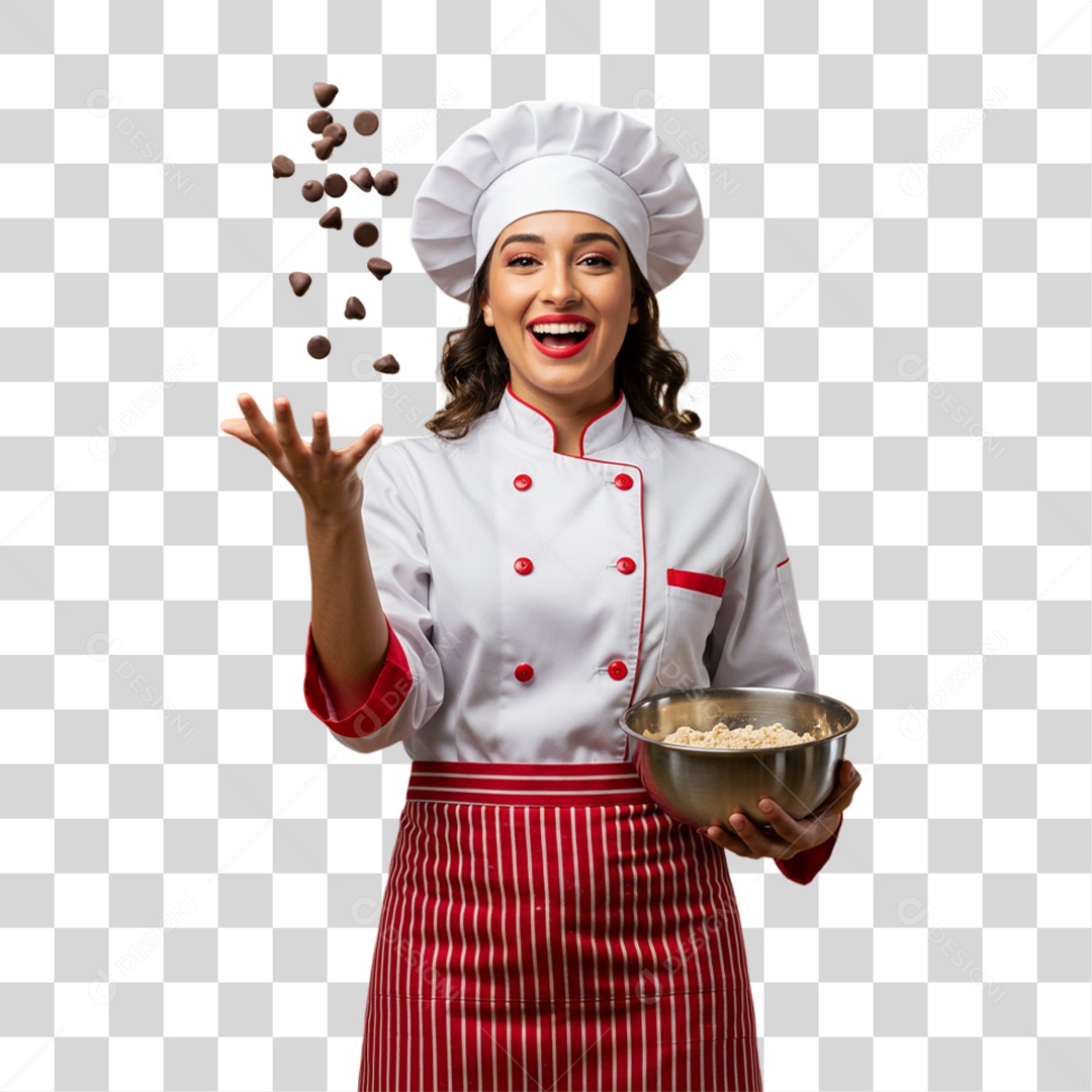 Confeiteira Boleira PNG Transparente