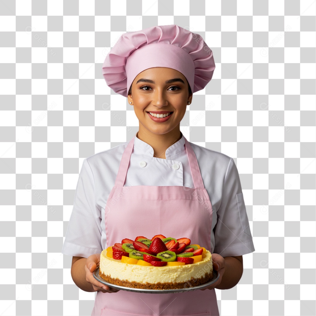 Confeiteira Boleira PNG Transparente