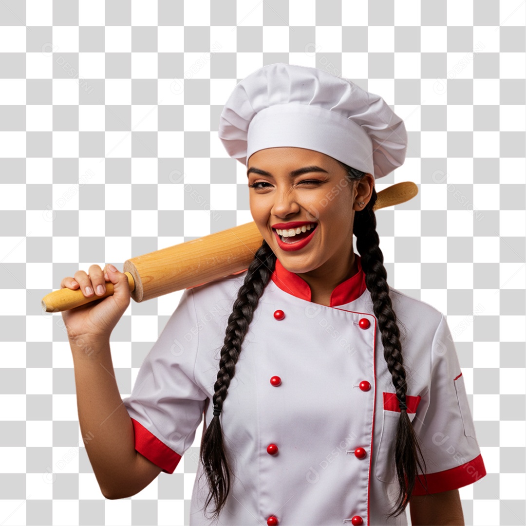 Confeiteira Boleira PNG Transparente