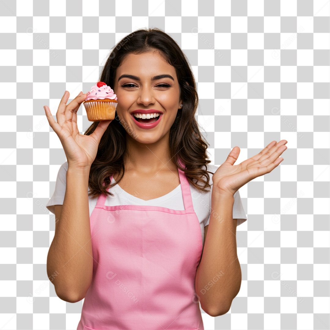 Confeiteira Boleira PNG Transparente