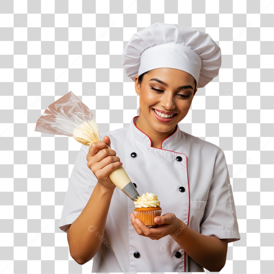 Confeiteira Boleira PNG Transparente