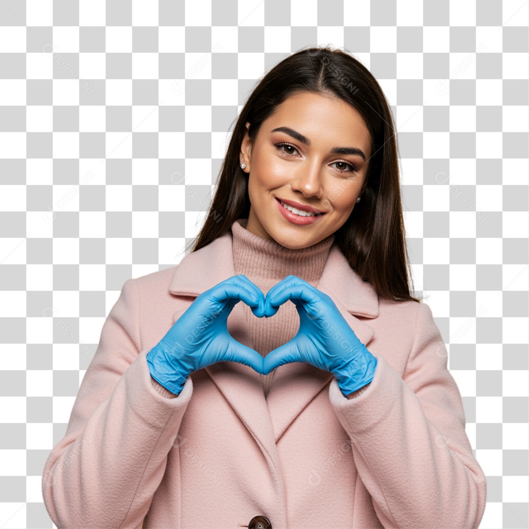 Mulher Manicure PNG Transparente