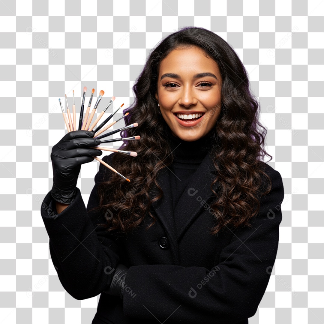 Mulher Manicure PNG Transparente