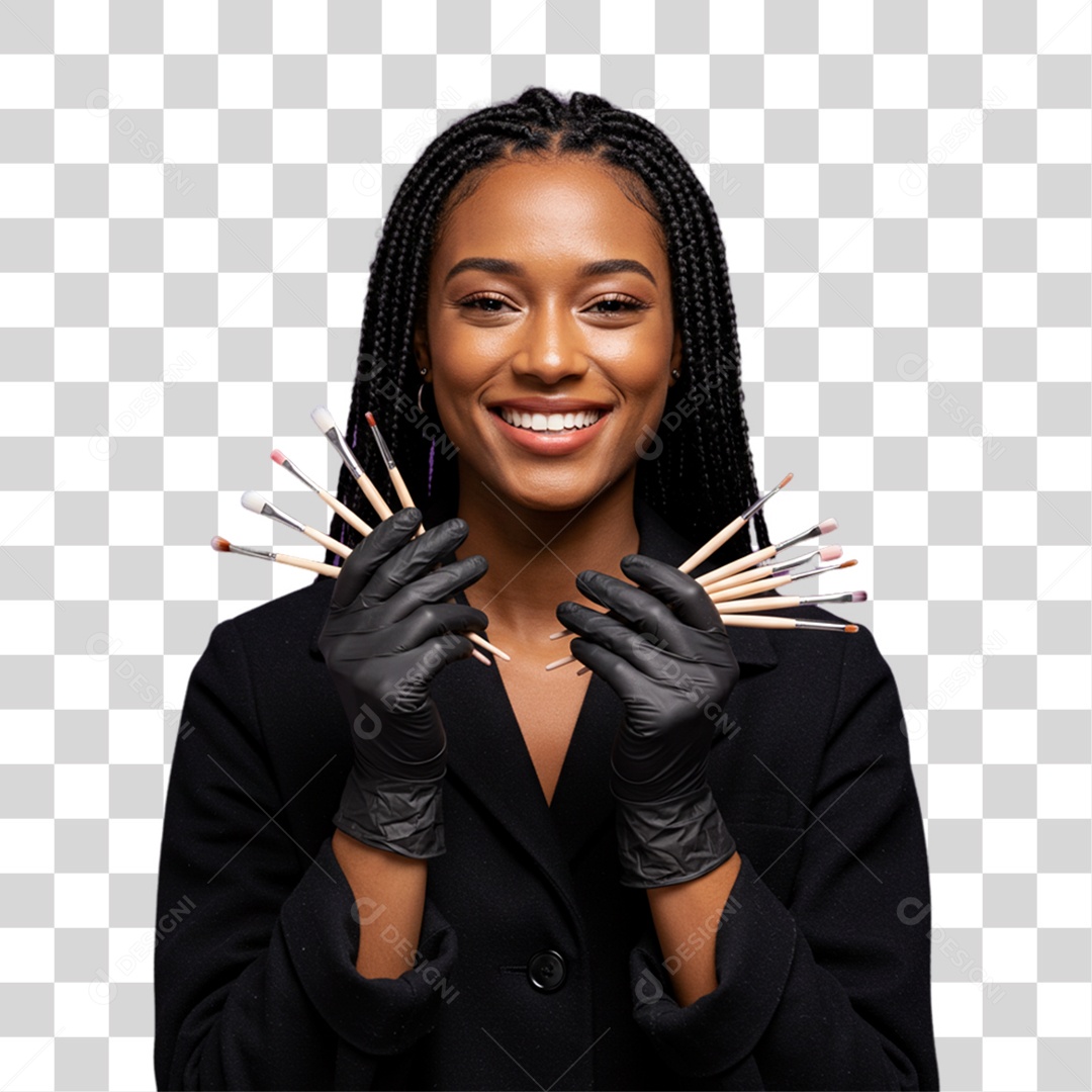 Mulher Manicure PNG Transparente