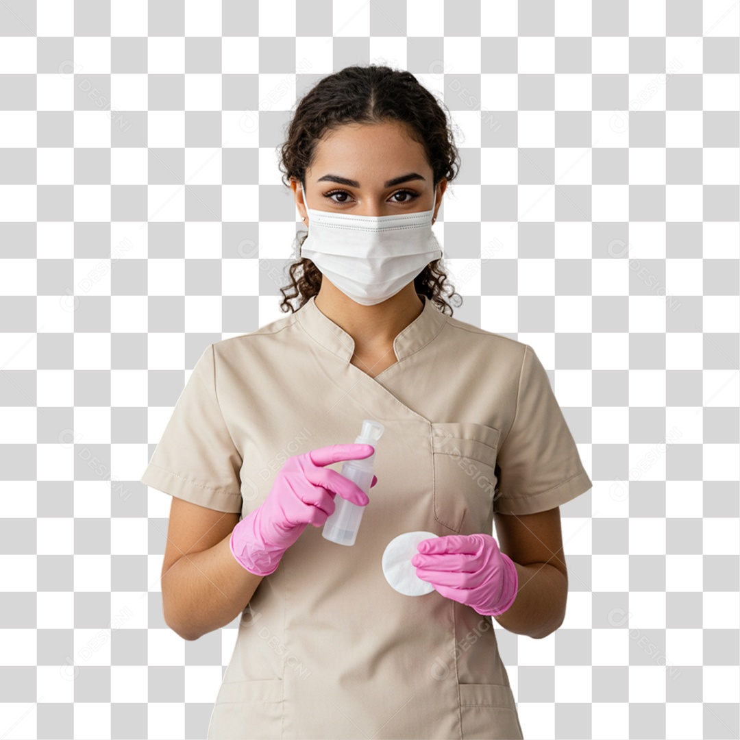 Mulher Manicure PNG Transparente