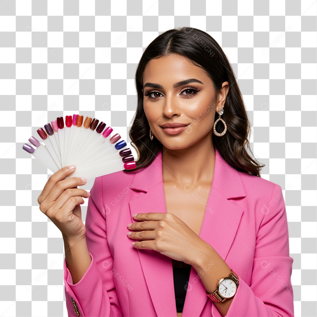 Mulher Manicure PNG Transparente