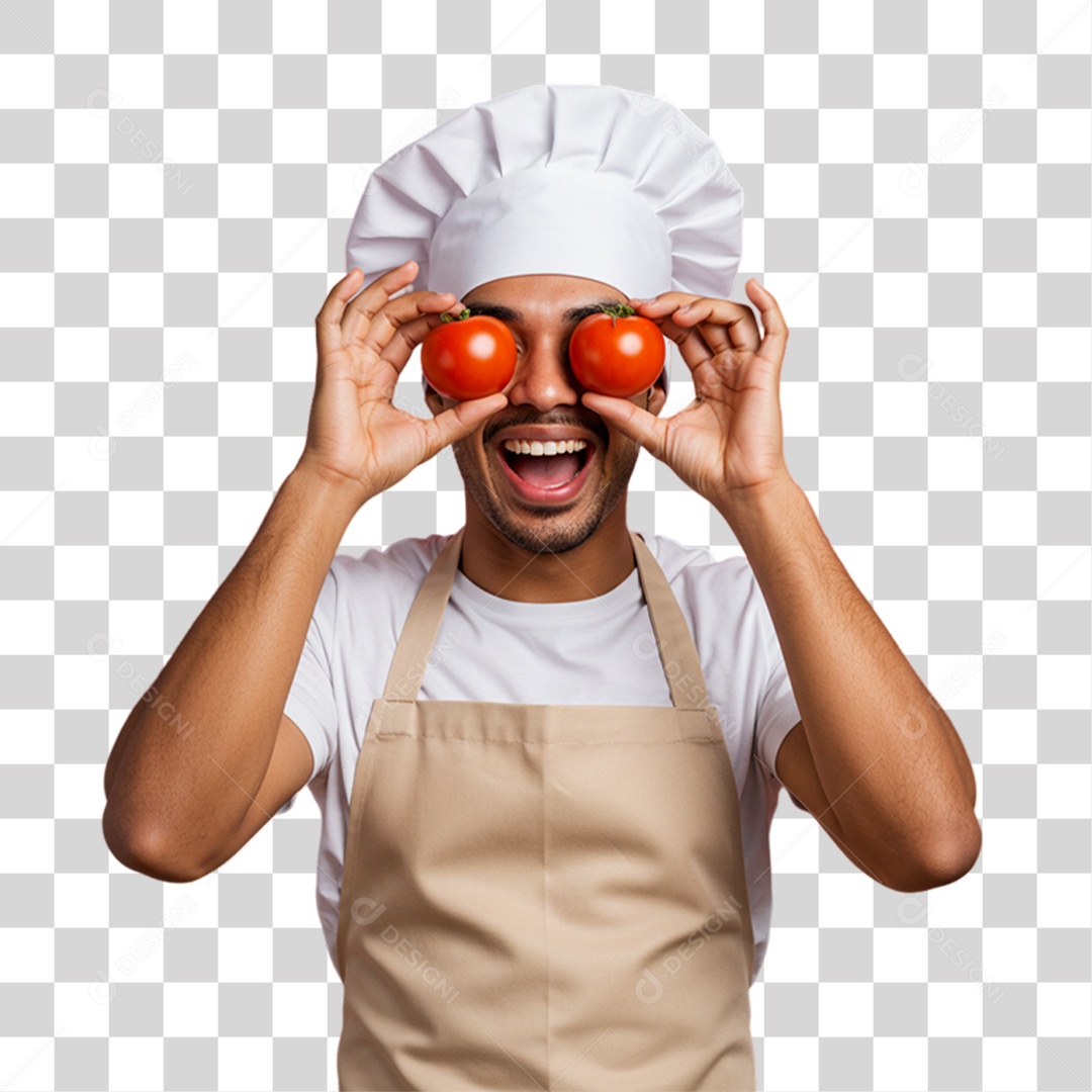 Cozinheiro de Uniforme PNG Transparente