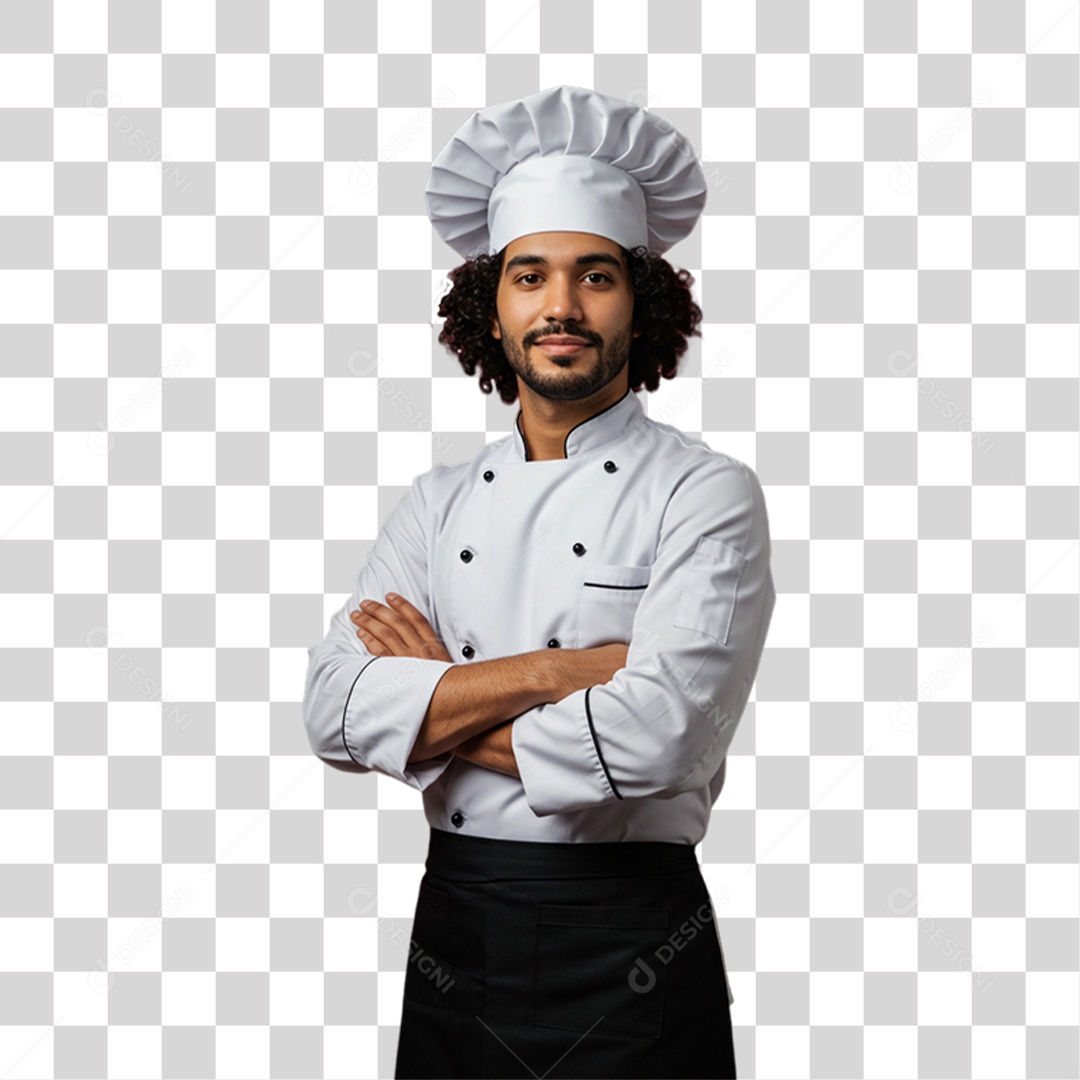Cozinheiro de Uniforme PNG Transparente
