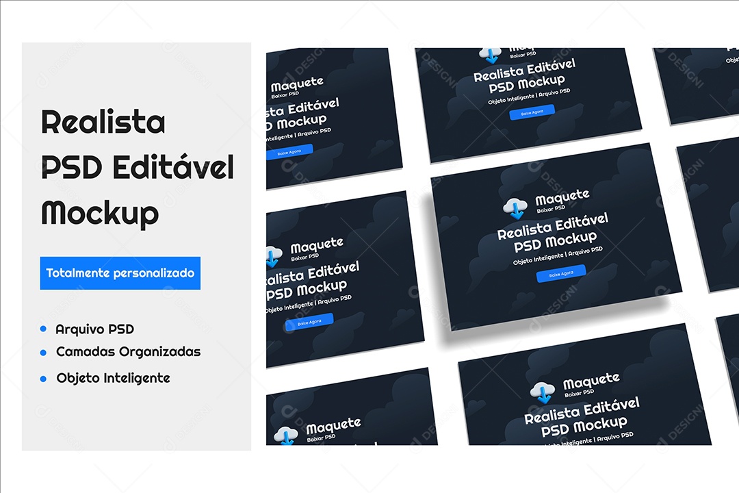 Mockup De Cartões PSD Editável
