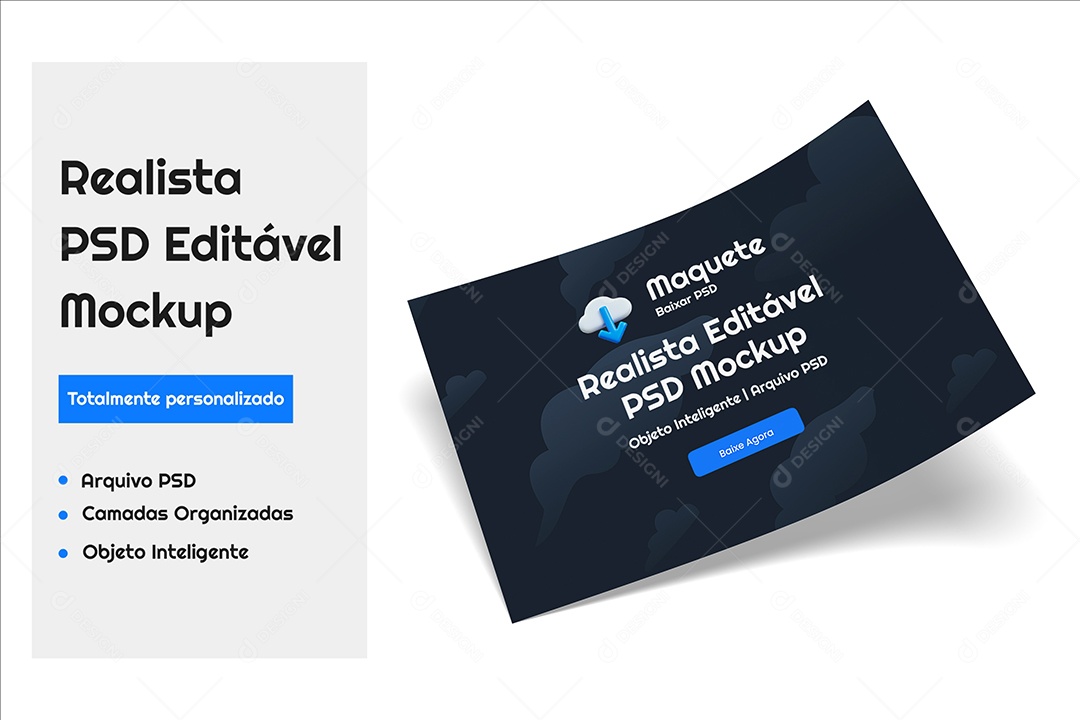 Mockup De Cartões PSD Editável