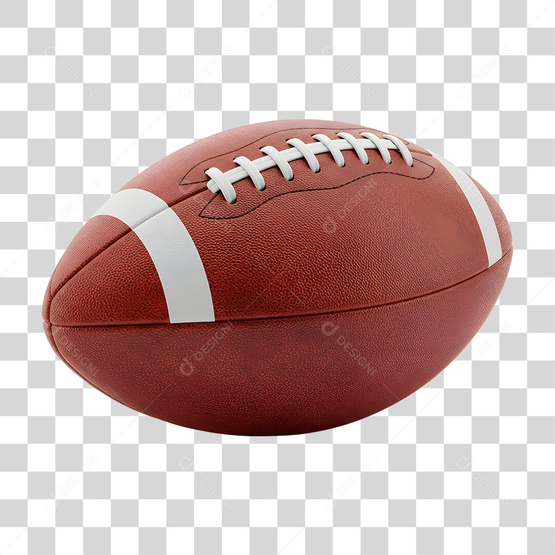 Bola de Futebol Americano PNG Transparente