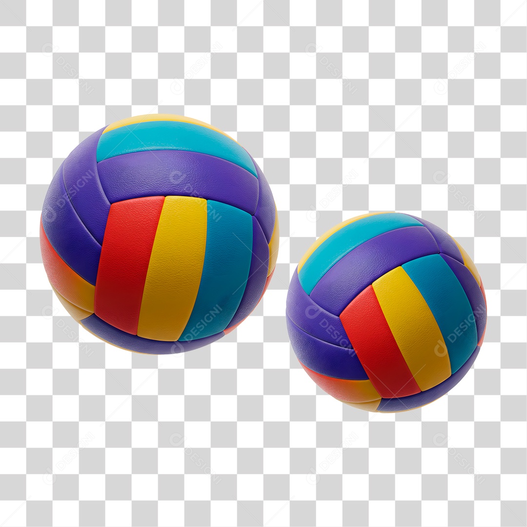 Bolas de Vôlei PNG Transparente