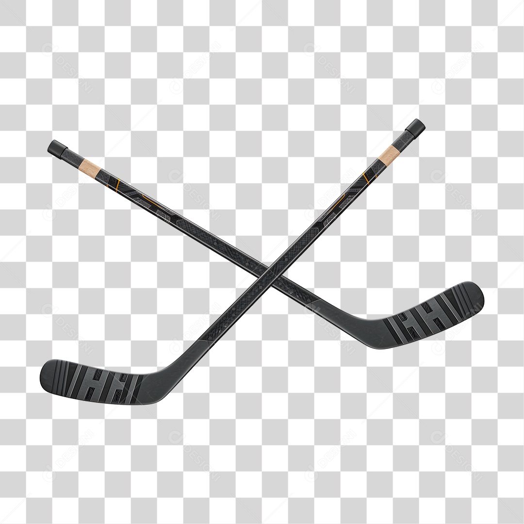 Tacos de Hockey PNG Transparente