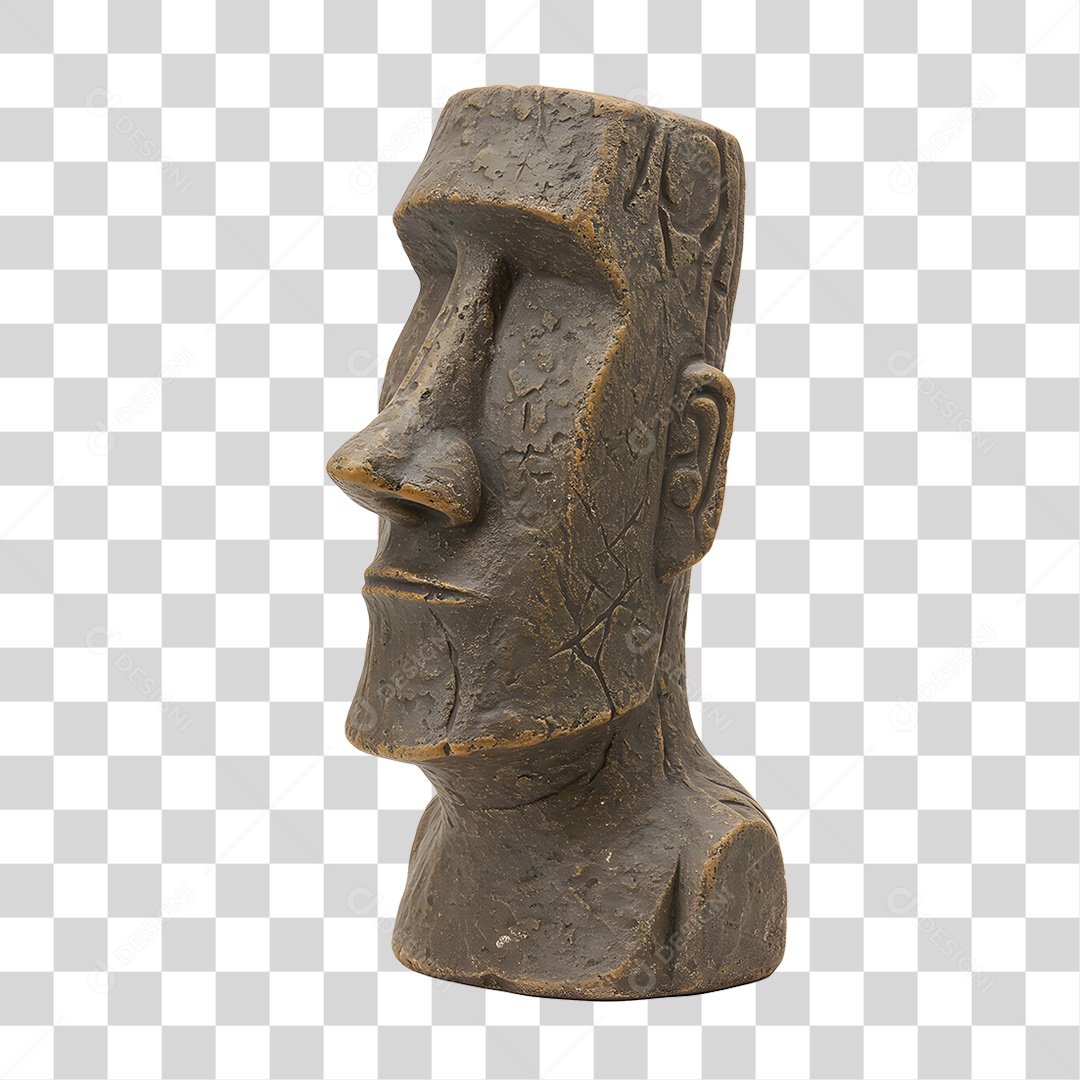Estátua Ilha de Páscoa PNG Transparente