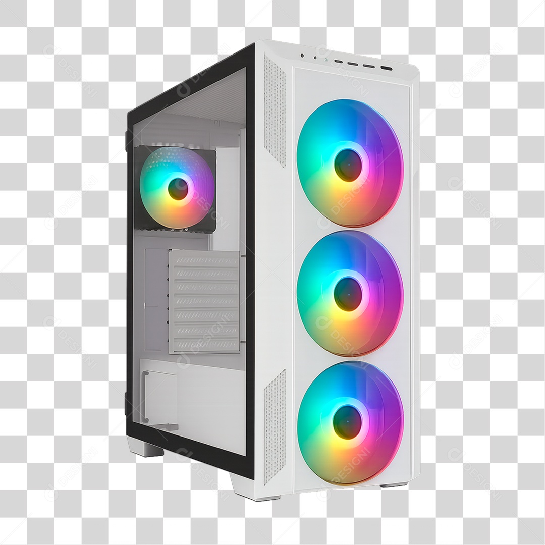 Gabinete Gamer PNG Transparente