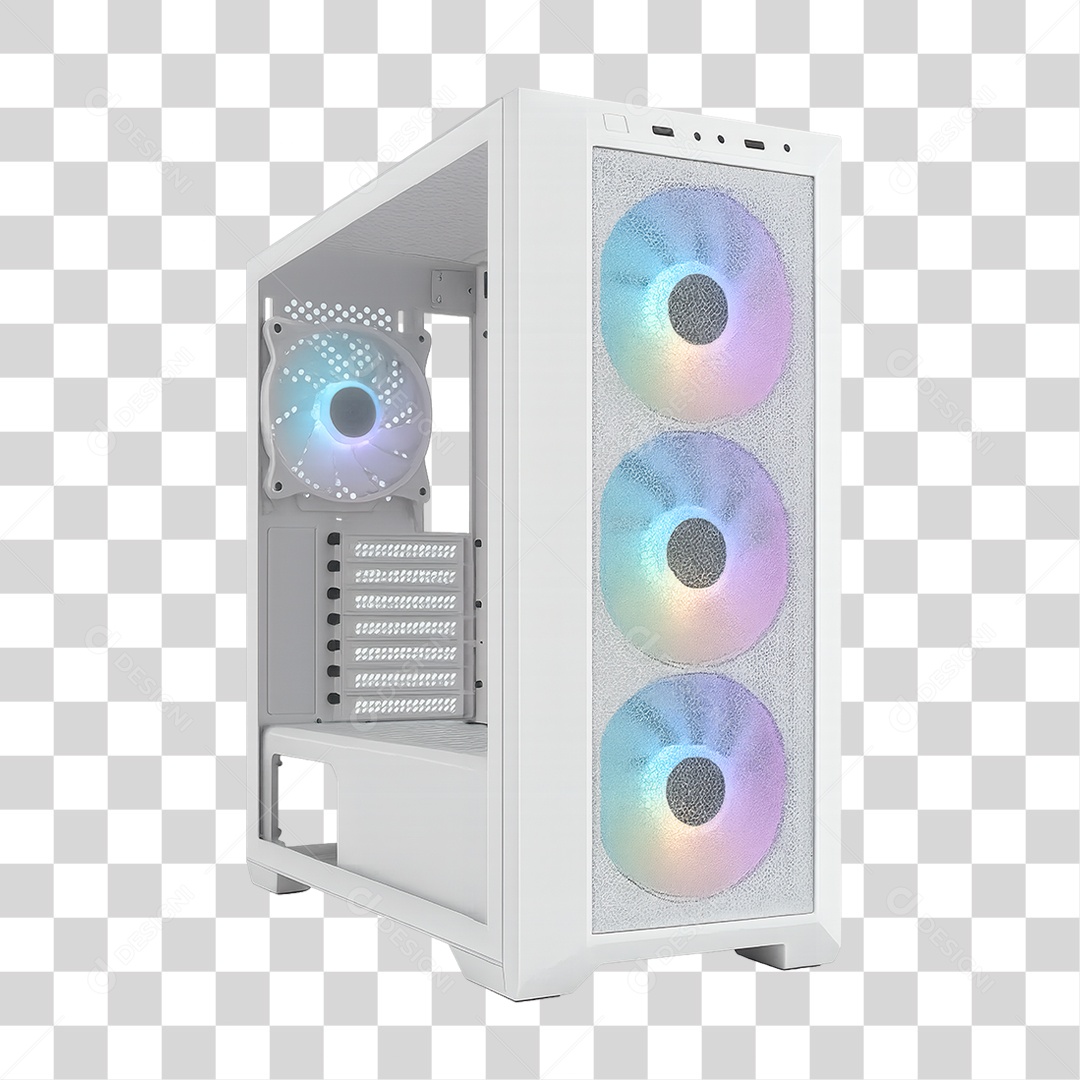 Gabinete Gamer PNG Transparente