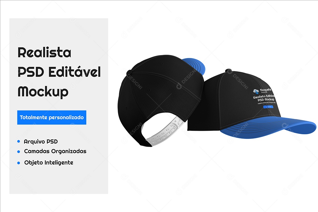 Mockup De Bonè PSD Editável