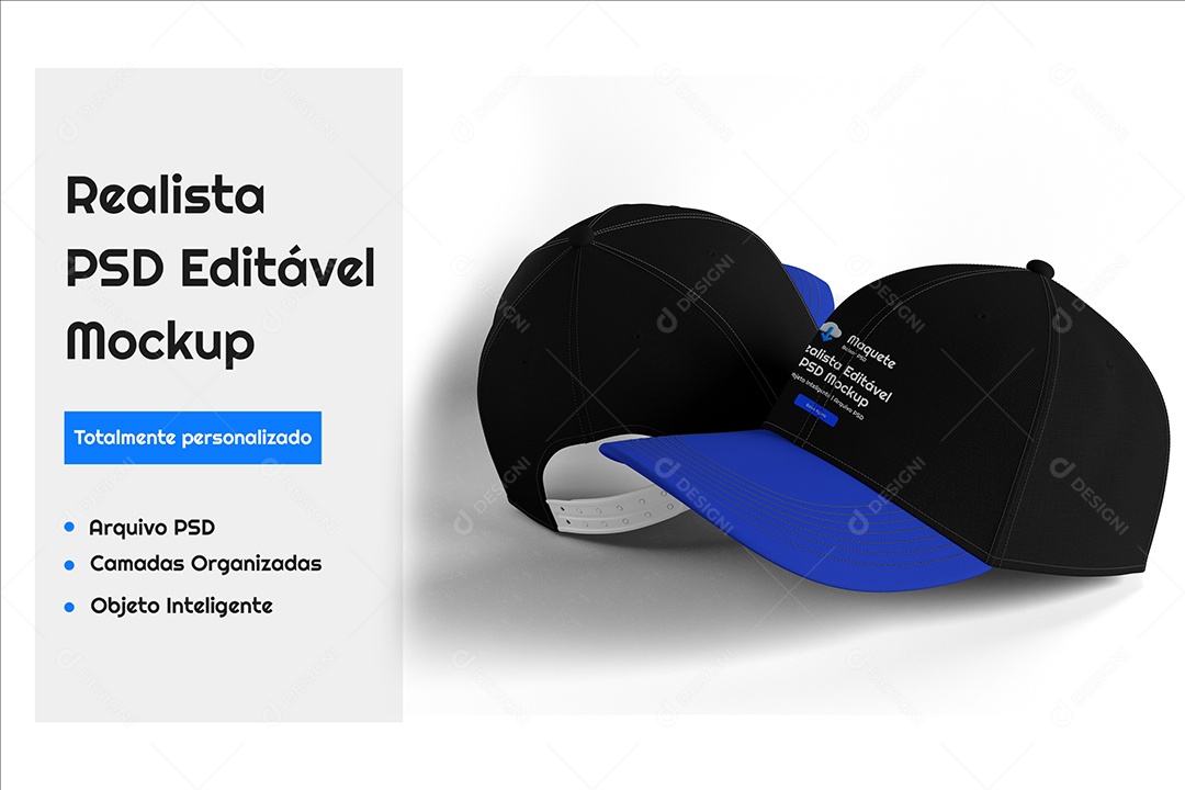 Mockup De Bonè PSD Editável