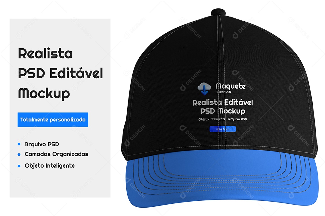 Mockup De Bonè PSD Editável