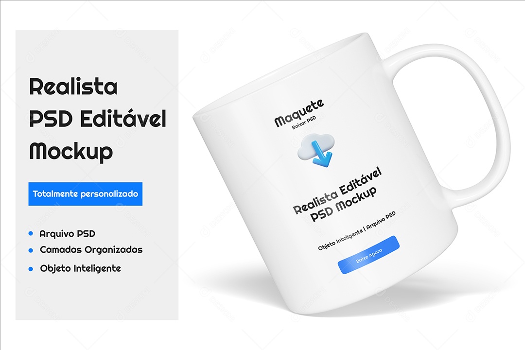 Mockup De Canecas PSD Editável
