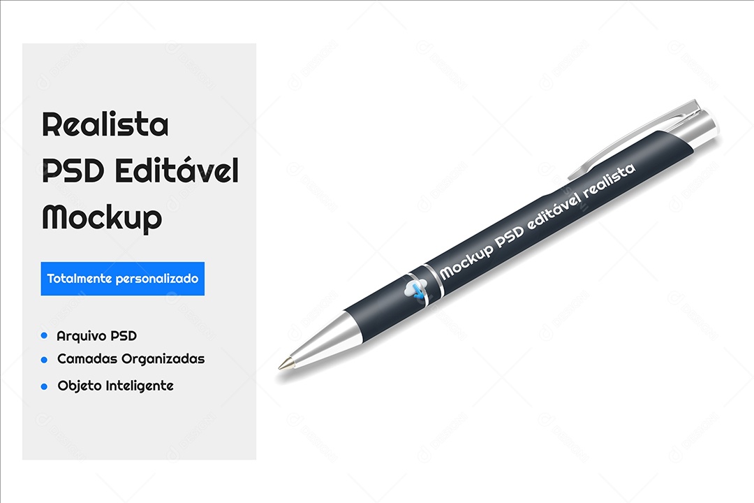 Mockup De Canetas PSD Editável