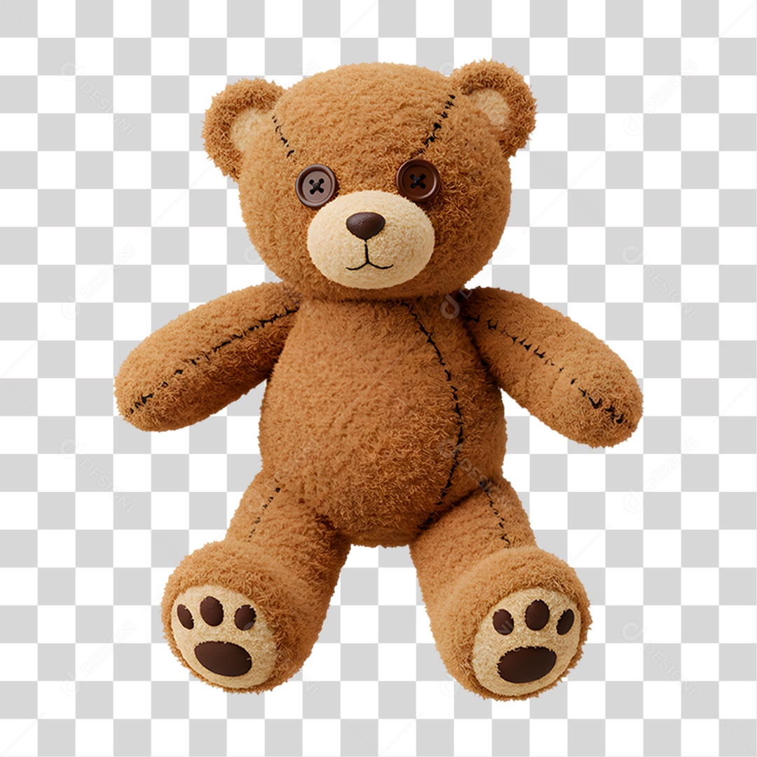 Urso de Pelúcia PNG Transparente
