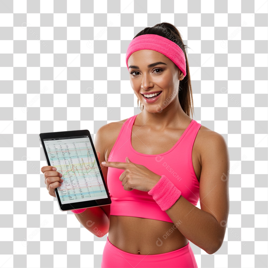 Personal Trainer Academia PNG Transparente