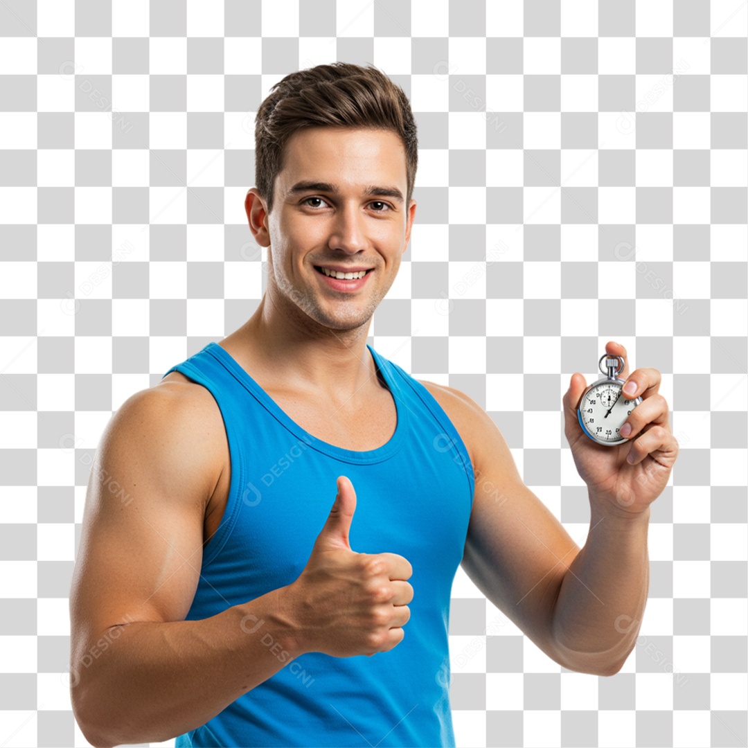 Personal Trainer Academia PNG Transparente